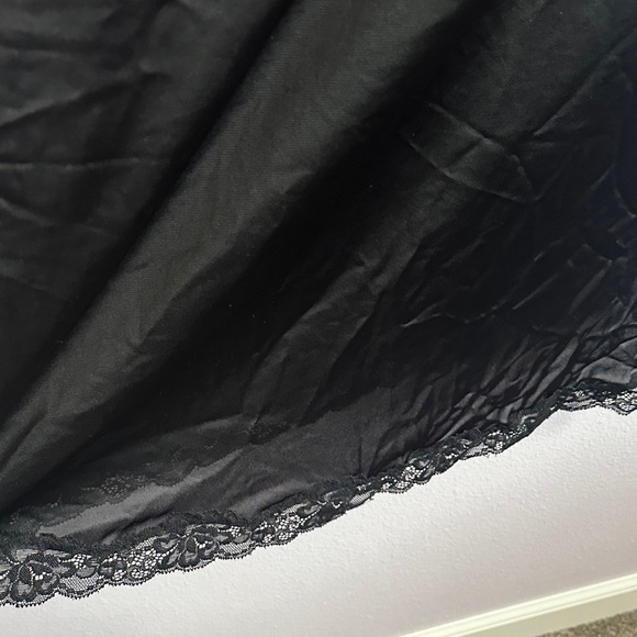 torrid Black Lace Trim Satin Slip - Picture 8 of 13